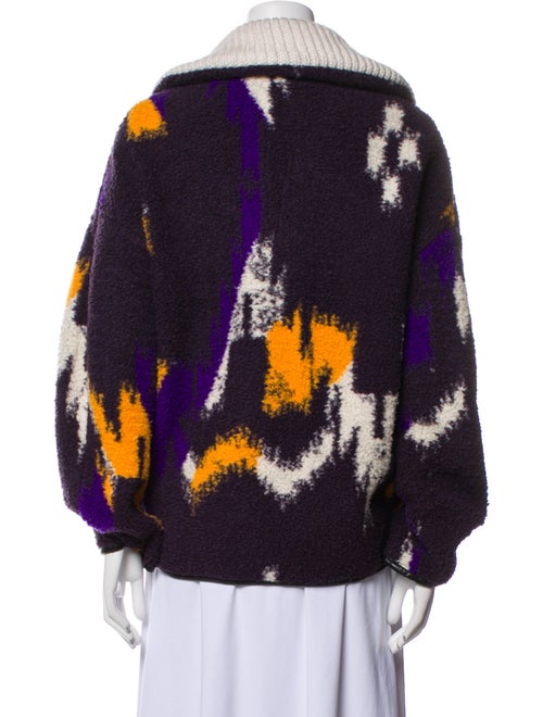 Étoile Isabel Marant Printed Faux Fur Jacket