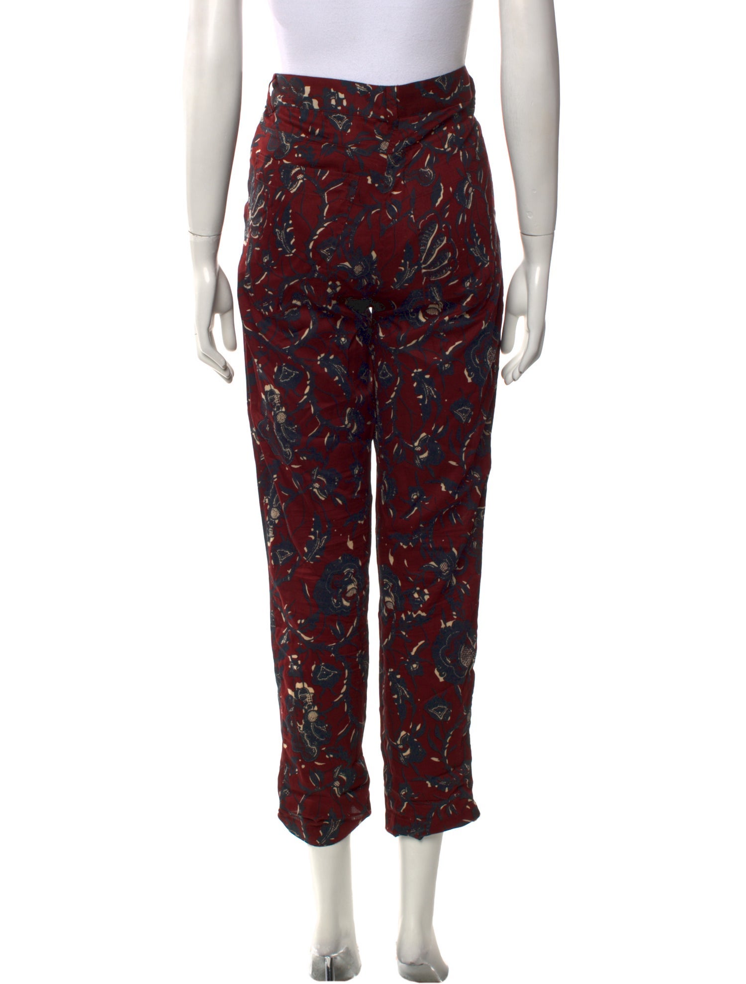 Étoile Isabel Marant Floral Print Straight Leg Pants