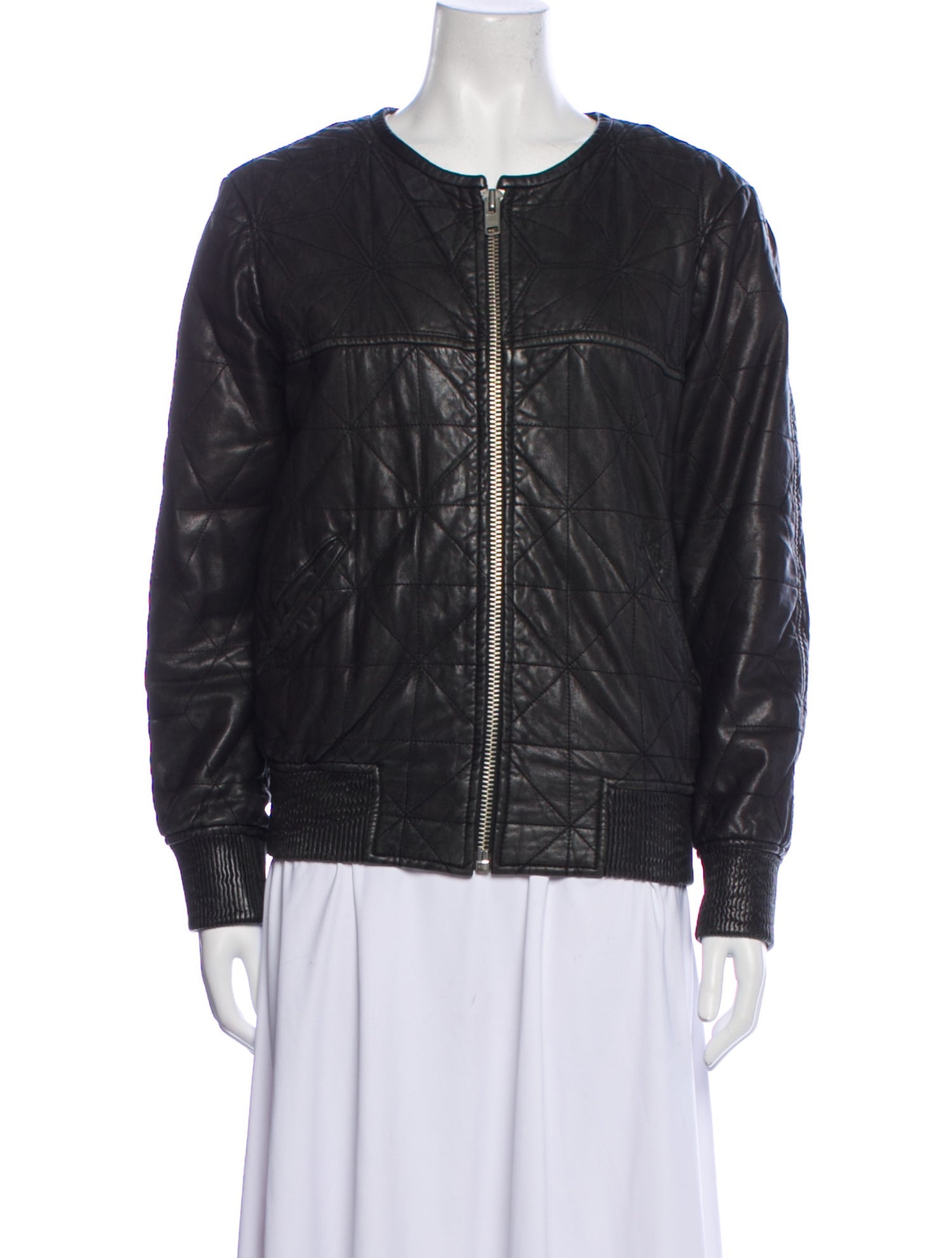 Étoile Isabel Marant Leather Bomber Jacket