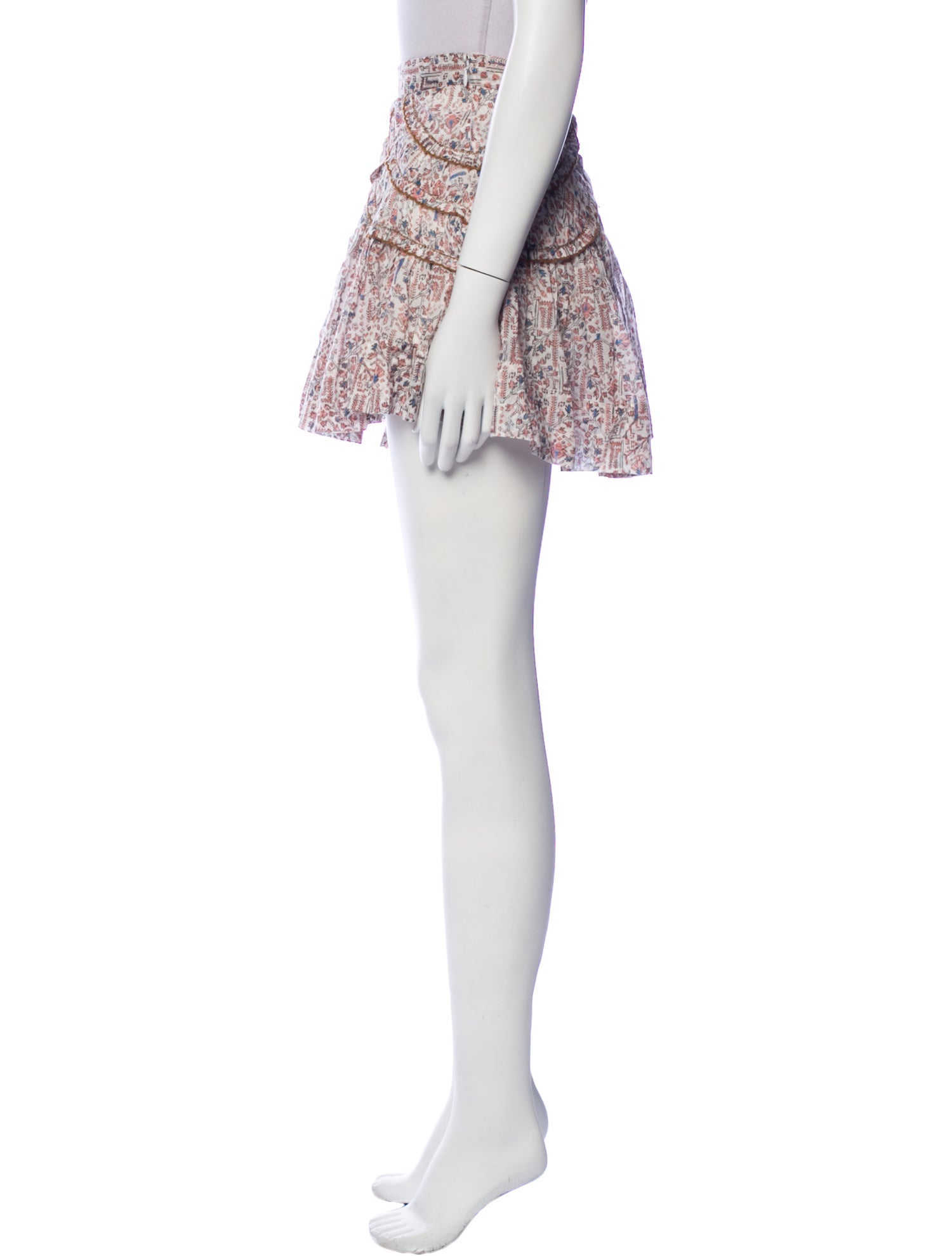 Étoile Isabel Marant Floral Print Mini Skirt w/ Tags