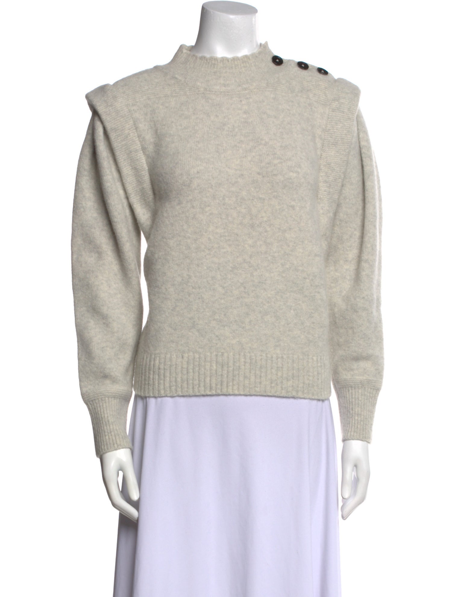 Étoile Isabel Marant Wool Mock Neck Sweater