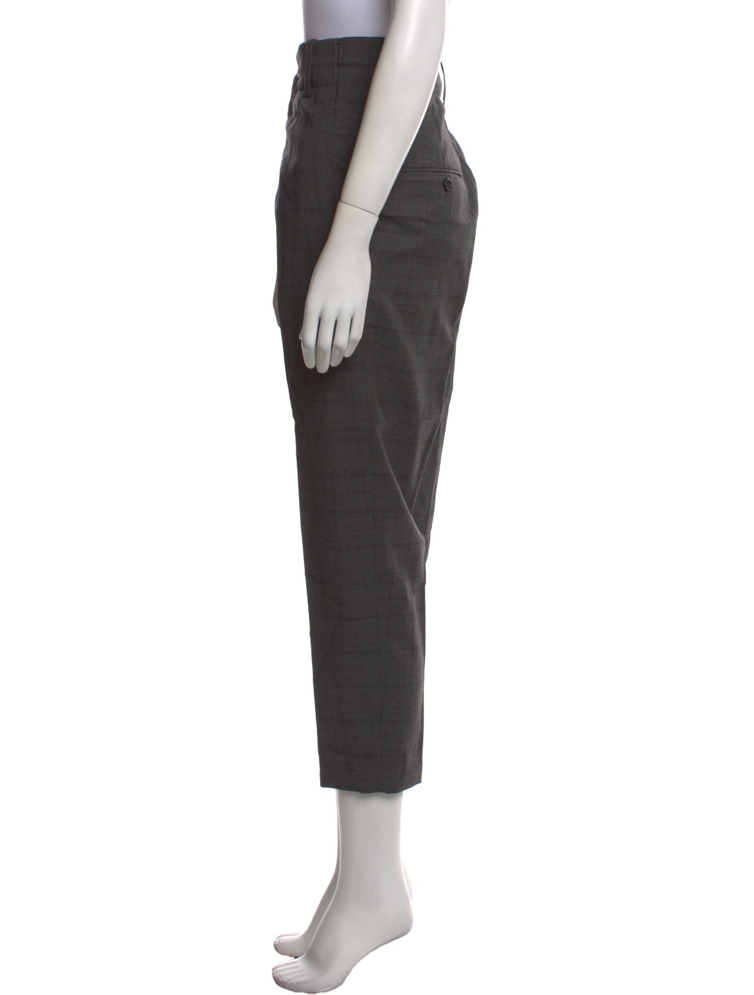 Étoile Isabel Marant Virgin Wool Straight Leg Pants