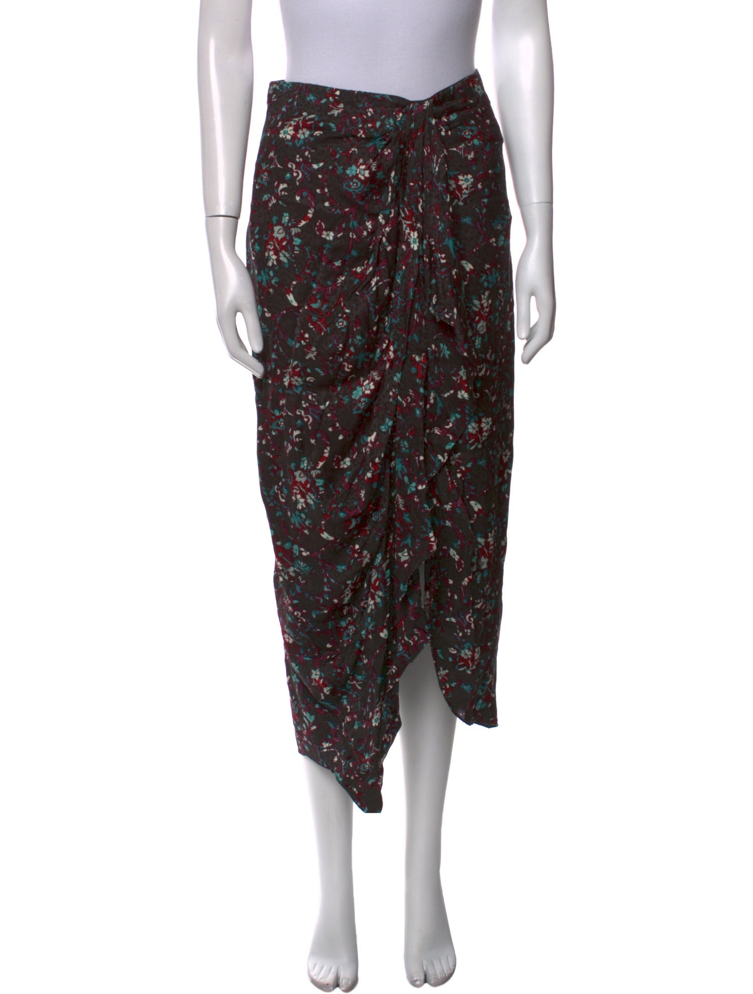 Étoile Isabel Marant Floral Print Midi Length Skirt