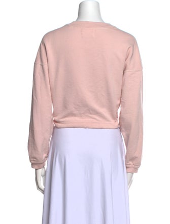 Étoile Isabel Marant Scoop Neck Long Sleeve Crop Top