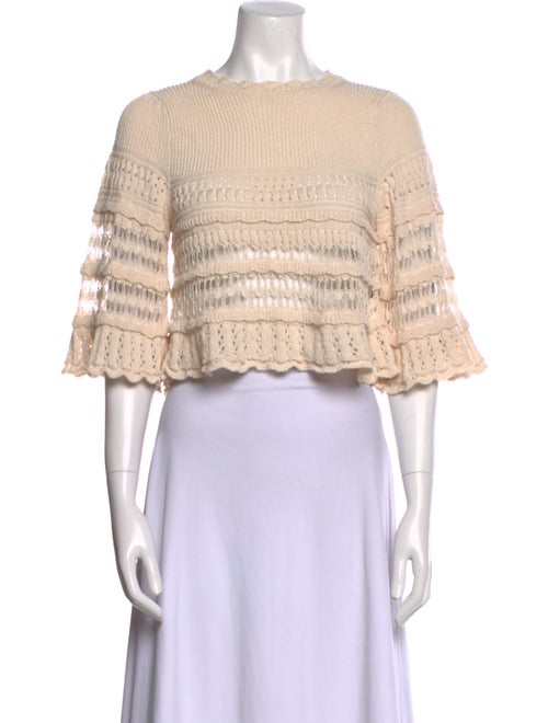 Étoile Isabel Marant Striped Scoop Neck Crop Top