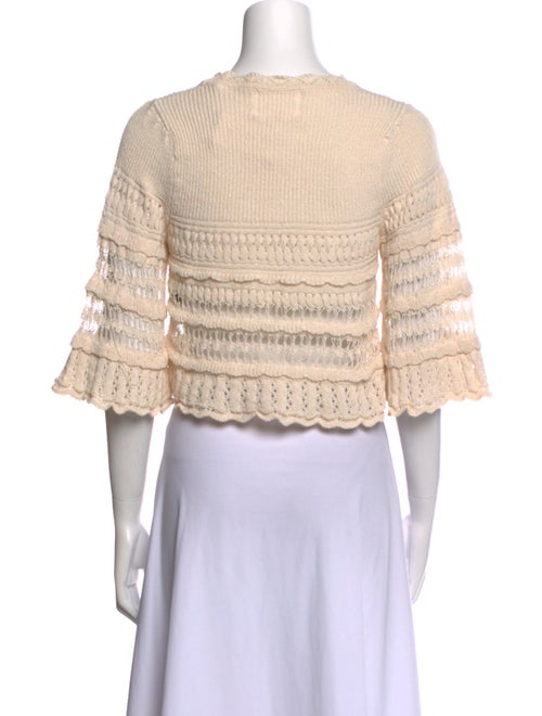 Étoile Isabel Marant Striped Scoop Neck Crop Top