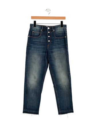 Étoile Isabel Marant High-Rise Straight Leg Jeans