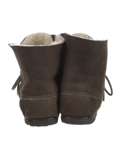 Étoile Isabel Marant Suede Leather Trim Embellishment Lace-Up Boots