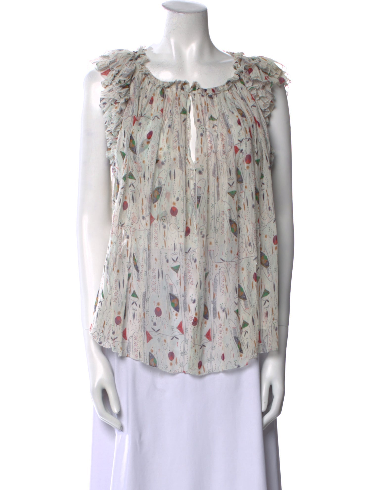Étoile Isabel Marant Silk Printed Blouse