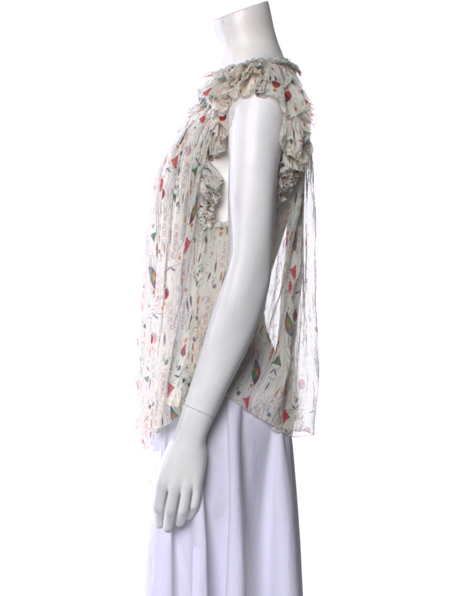 Étoile Isabel Marant Silk Printed Blouse