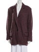 Étoile Isabel Marant Virgin Wool Houndstooth Print Blazer