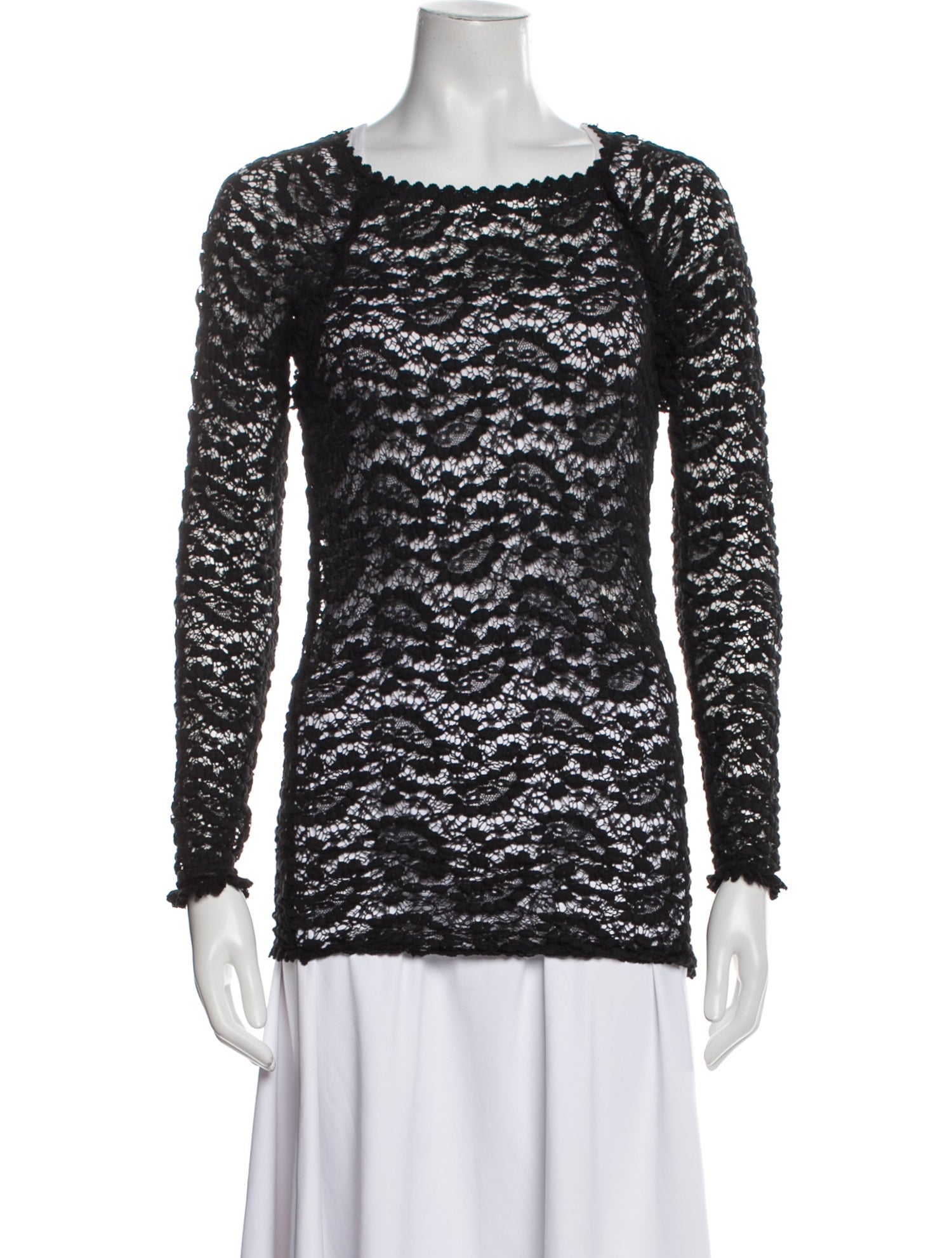 Étoile Isabel Marant Bateau Neckline Long Sleeve Top