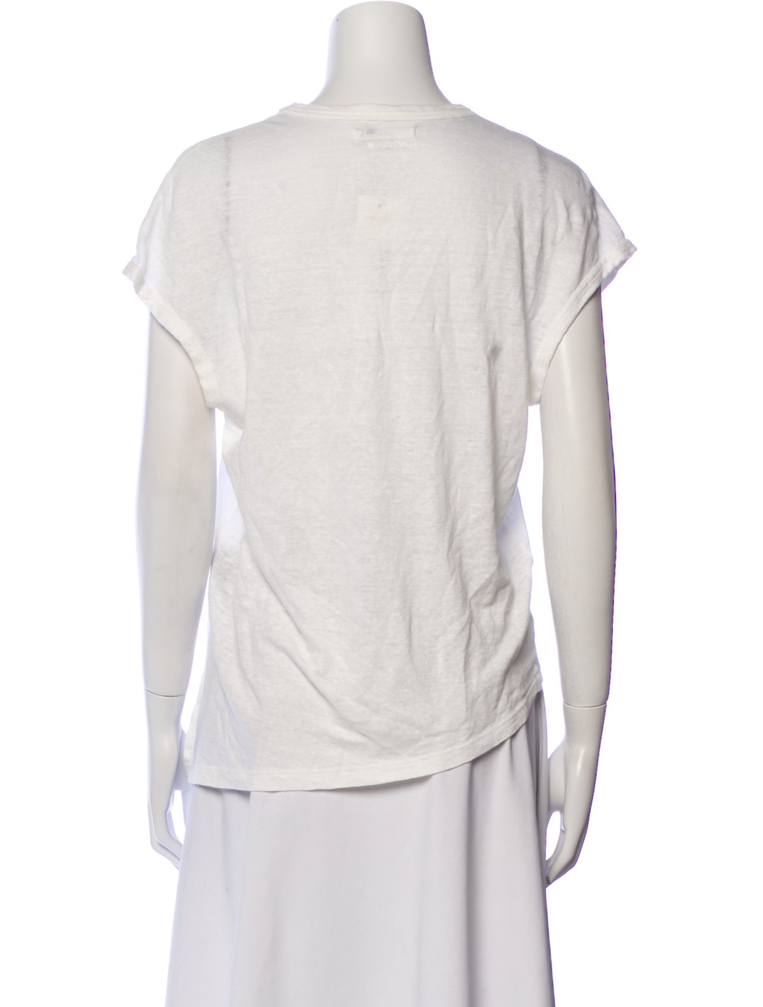 Étoile Isabel Marant Linen Crew Neck T-Shirt