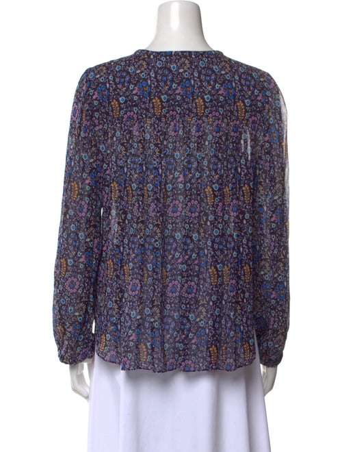 Étoile Isabel Marant Floral Print Scoop Neck Blouse
