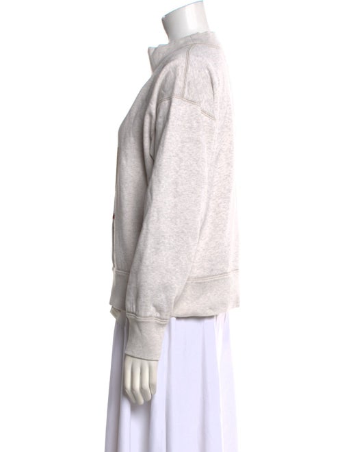Étoile Isabel Marant Graphic Print Mock Neck Sweatshirt