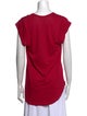 Étoile Isabel Marant Linen Scoop Neck T-Shirt