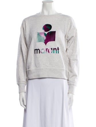 Étoile Isabel Marant Graphic Print Bateau Neckline Sweater