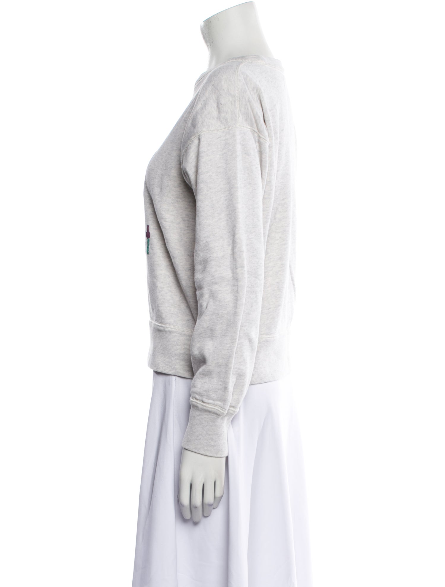 Étoile Isabel Marant Graphic Print Bateau Neckline Sweater