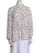 Étoile Isabel Marant Paisley Print Mock Neck Blouse