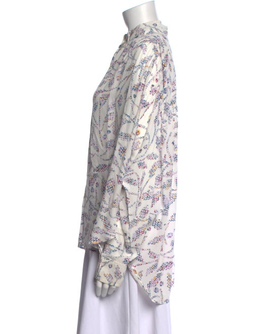 Étoile Isabel Marant Paisley Print Mock Neck Blouse