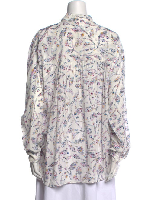 Étoile Isabel Marant Paisley Print Mock Neck Blouse
