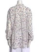 Étoile Isabel Marant Paisley Print Mock Neck Blouse