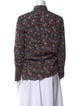 Étoile Isabel Marant Floral Print Long Sleeve Blouse