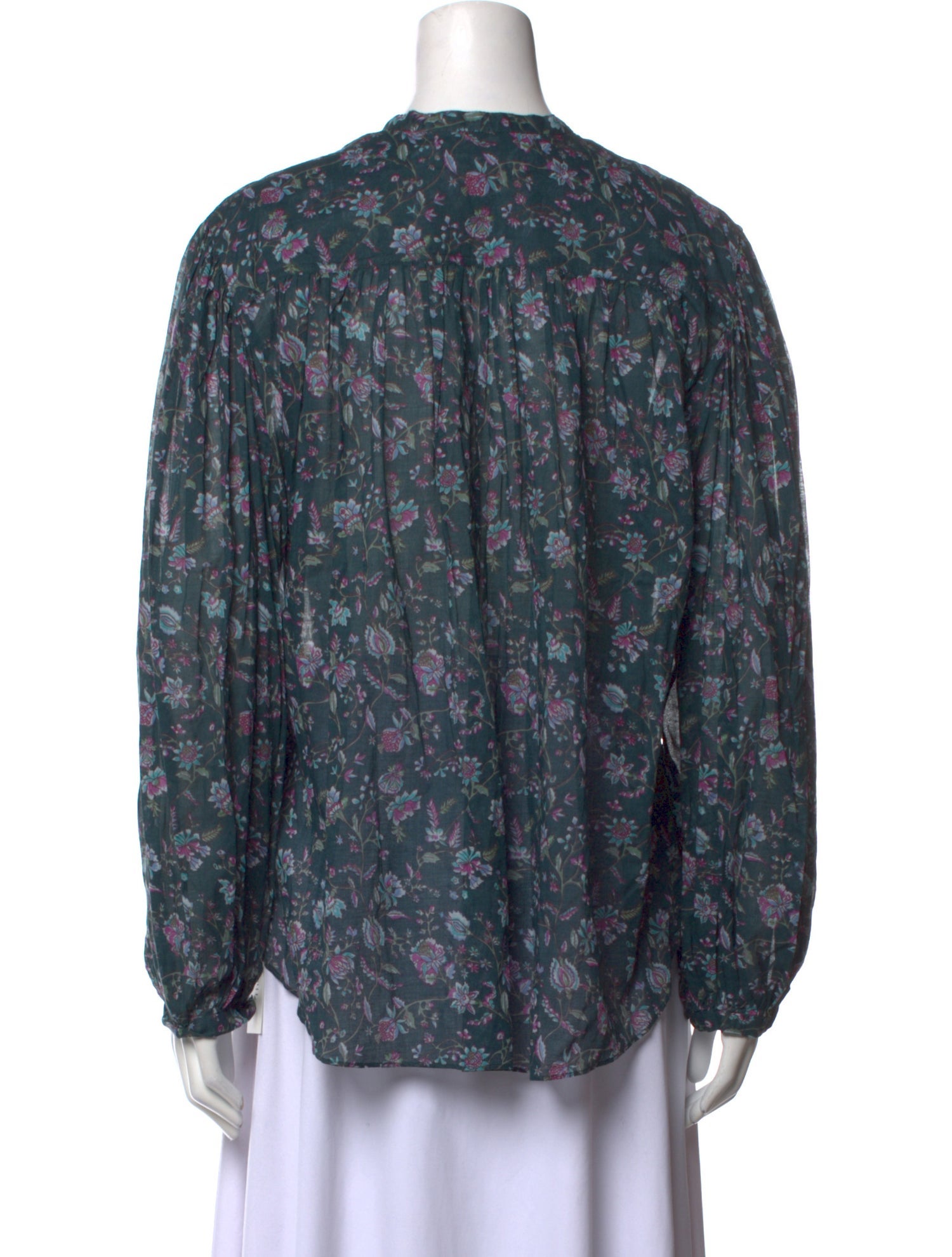 Étoile Isabel Marant Floral Print Crew Neck Blouse