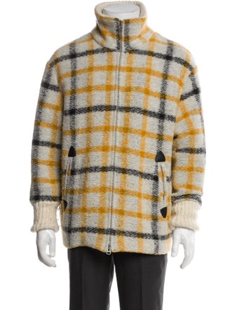 Étoile Isabel Marant Wool Plaid Print Jacket