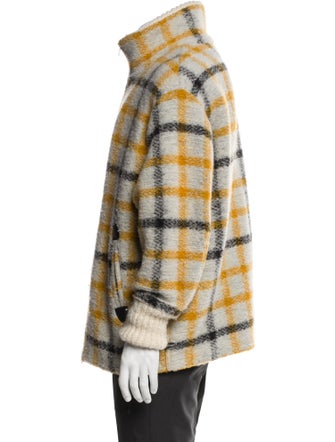 Étoile Isabel Marant Wool Plaid Print Jacket