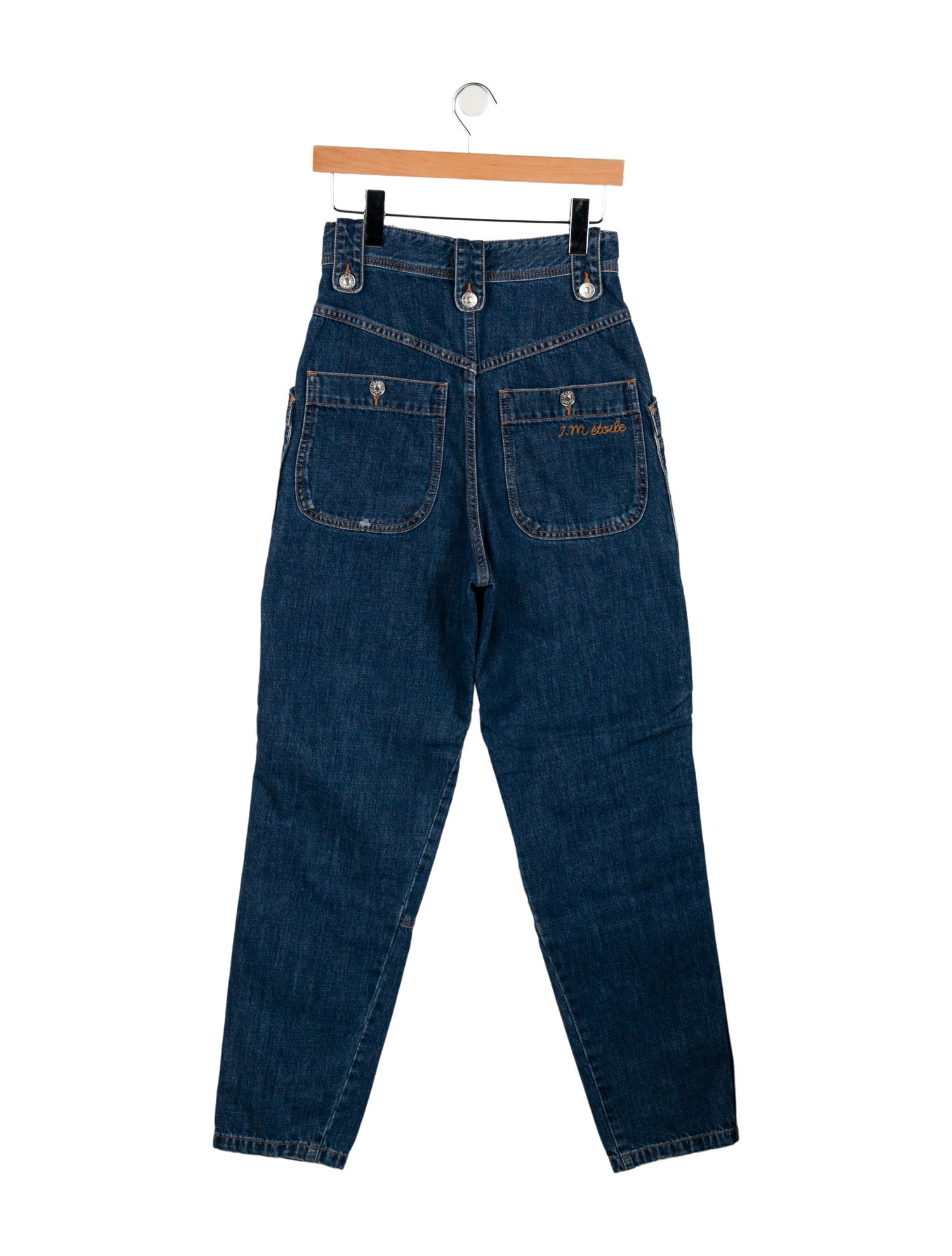 Étoile Isabel Marant High-Rise Straight Leg Jeans