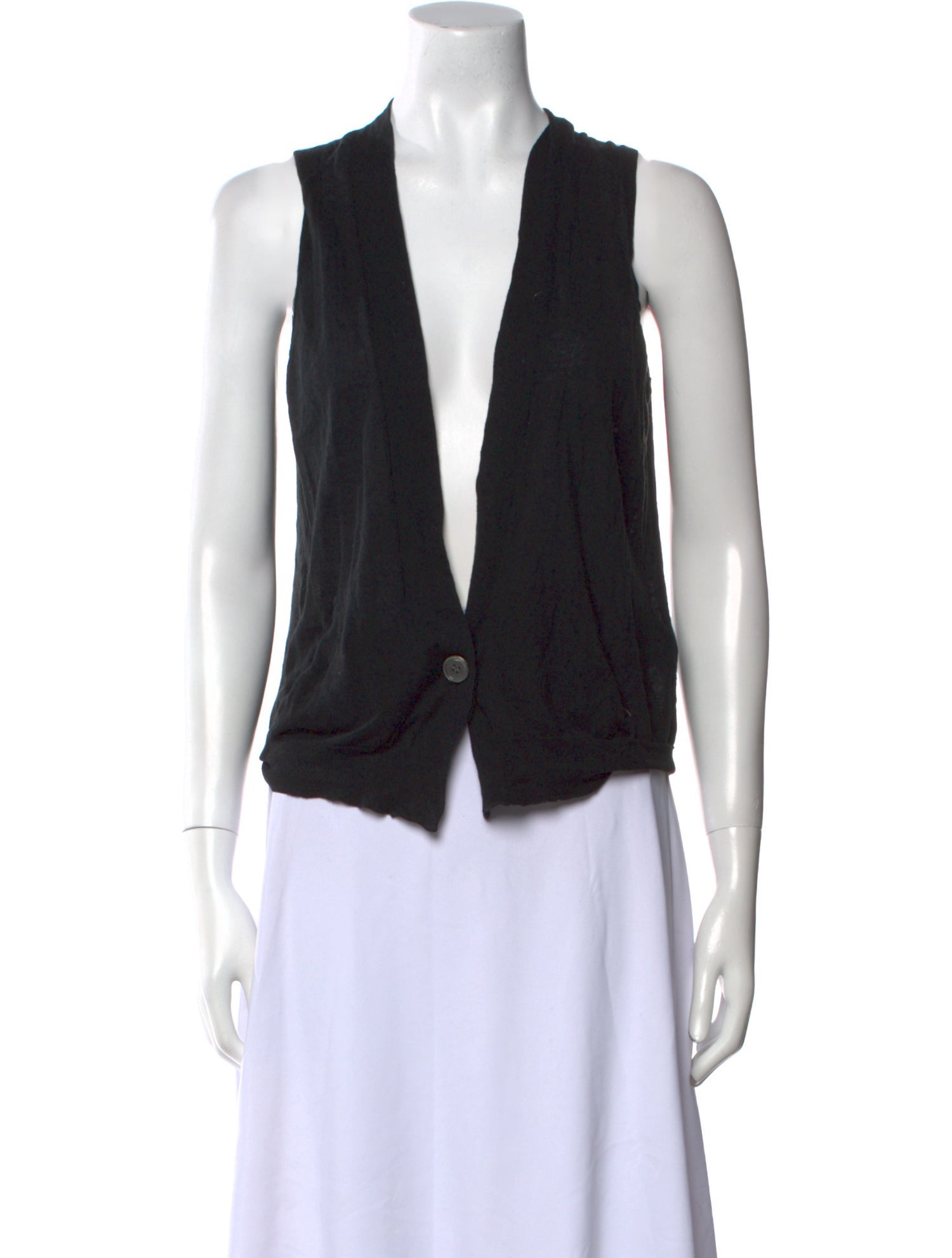 Étoile Isabel Marant Plunge Neckline Sleeveless Crop Top