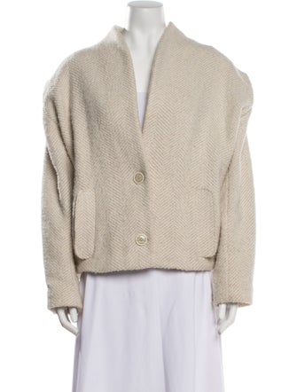 Étoile Isabel Marant Wool Faux Fur Jacket