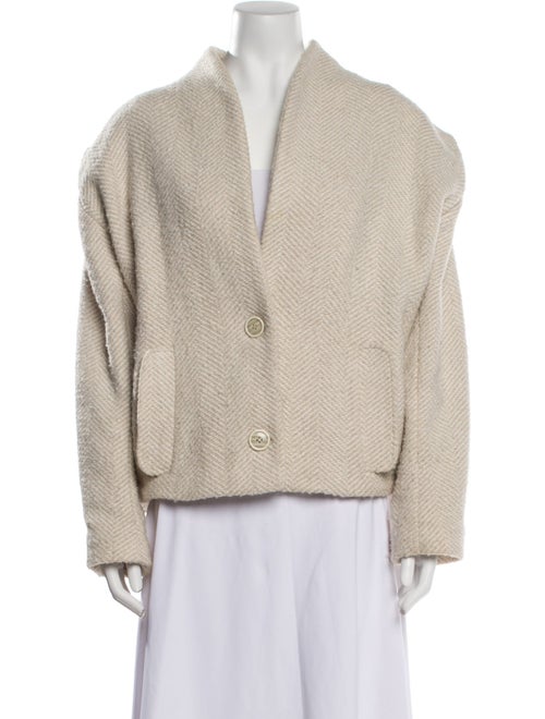 Étoile Isabel Marant Wool Faux Fur Jacket