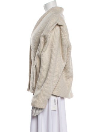 Étoile Isabel Marant Wool Faux Fur Jacket