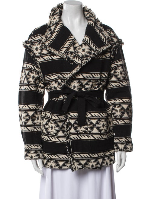 Étoile Isabel Marant Printed Faux Fur Jacket