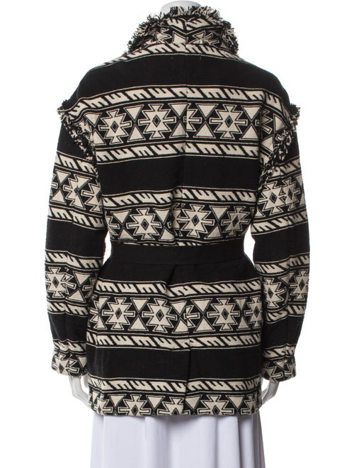 Étoile Isabel Marant Printed Faux Fur Jacket