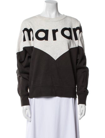 Étoile Isabel Marant Graphic Print Crew Neck Sweatshirt