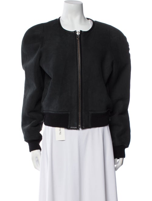 Étoile Isabel Marant Lamb Leather Bomber Jacket