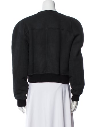 Étoile Isabel Marant Lamb Leather Bomber Jacket