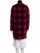 Étoile Isabel Marant Virgin Wool Plaid Print Coat