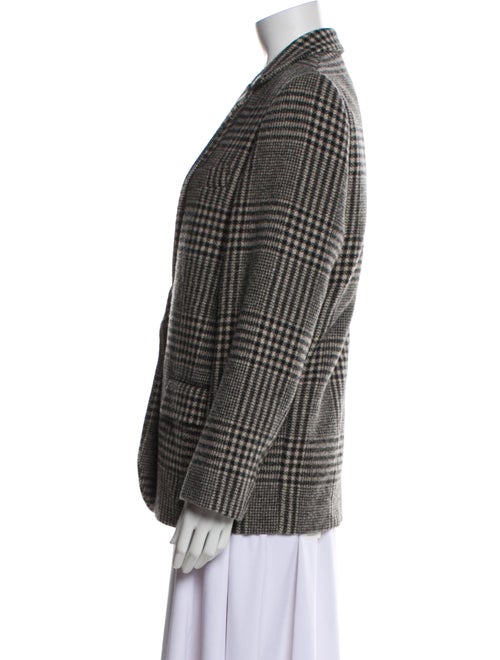 Étoile Isabel Marant Wool Plaid Print Blazer
