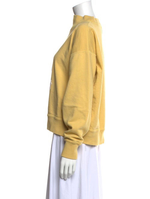 Étoile Isabel Marant Graphic Print Mock Neck Sweatshirt