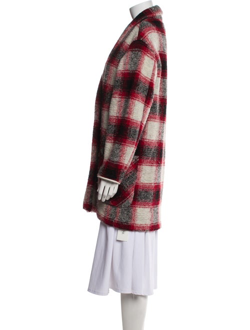 Étoile Isabel Marant Wool Plaid Print Coat