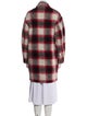 Étoile Isabel Marant Wool Plaid Print Coat