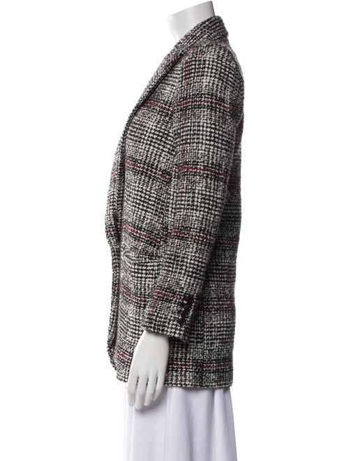 Étoile Isabel Marant Virgin Wool Tweed Pattern Blazer
