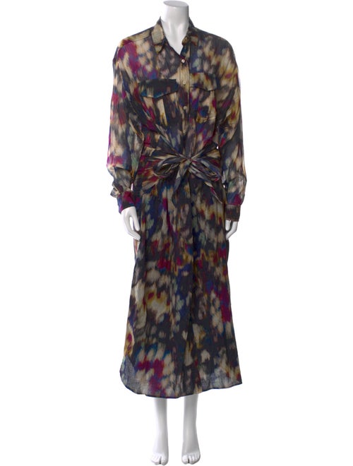 Étoile Isabel Marant Printed Long Dress