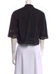 Étoile Isabel Marant Mock Neck Short Sleeve Crop Top