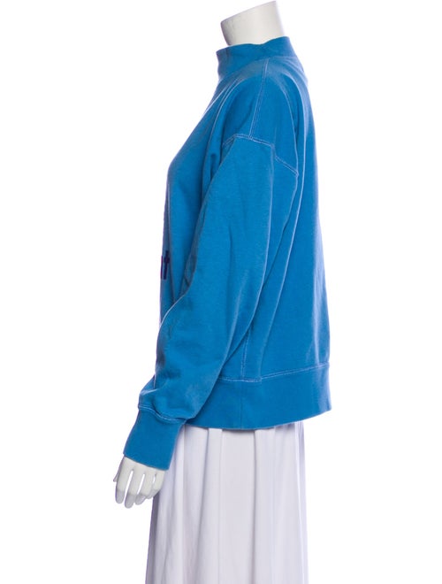 Étoile Isabel Marant Graphic Print Mock Neck Sweatshirt