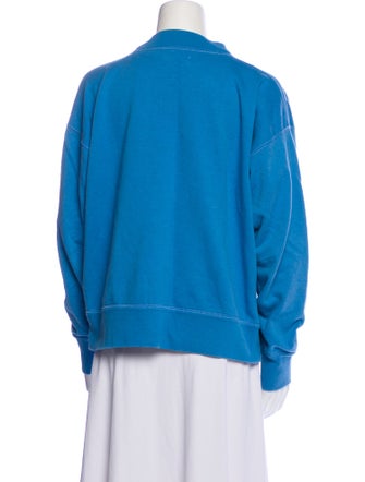Étoile Isabel Marant Graphic Print Mock Neck Sweatshirt